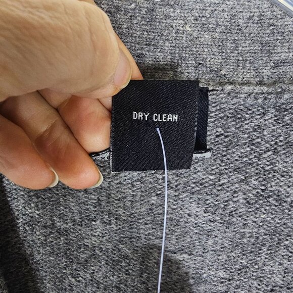 Jos A Bank Executive Sweater XL Mens Gray Lambswool Cardigan Grandpa Academia - Picture 4 of 7